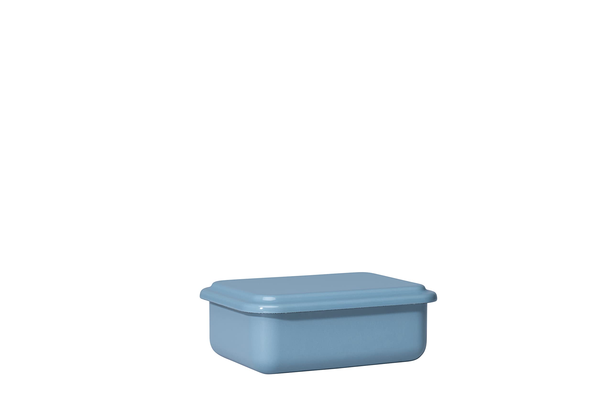 Riess, 0411-125 Food Storage Container Kitchen 15 x 11 x 5 cm Enamel Serve + Store Design Heiloberry Blue Weight 0.4 kg Length 15.7 x 11.7 x 5 cm