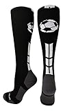 MadSportsStuff Soccer Ball Logo Over the Calf Socks (In Multiple Colors)