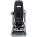 4 Pack Caster Wheels Swivel Plate Brake Casters On Black Polyurethane Wheels (4 inch with Brake)