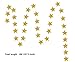 Fecedy Sparkling Star Garland Bunting for Baby shower,Wedding Party 13 feet 1pcs(Gold)