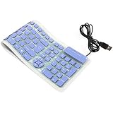 USB 85-Key Silicone Flexible Keyboard Portable Dustproof Waterproof Keyboard For