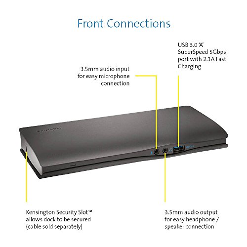 Kensington SD4600P USBC Docking Station with Power Delivery Charging