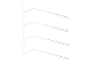 Holibanna Glass Cell Spreading Bars 4pcs 6mm Diameter Sturdy Material for School Laboratory and Biochemistry e