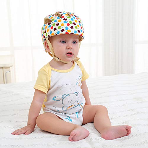 image for Huifen Baby Children Infant Toddler Adjustable Safety Helmet Headguard