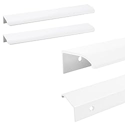 Tsnamay 2Pcs 9.13" White Arc Surface Pull,White