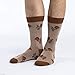Good Luck Sock Men's Thanksgiving Turkey Socks, Adult, Shoe Size 7-12