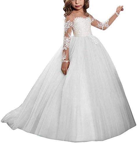 GZY Girls Toddler Pageant Dresses for Teens Lilac Flower Girls Dress GZY50