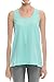 EttelLut - Women's Loose Fit Flowy Tank Tops - Cool Relaxed Regular and Plus Size - Ideal for Workout, Yoga, Running, Working Out at The Gym and Lounging Around - Mint Large