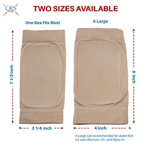 CRS Cross Lace Bite Pads Premium Padded Skate Socks Protection of