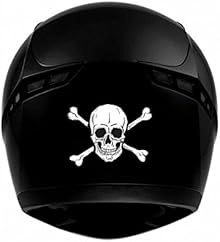 autocollant tête de mort moto 1 autocollant tête de mort moto 1