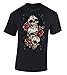 Raxo Sugar Skulls Roses T-shirt Day Of Dead Flowers Dia De Los Muertos Shirt