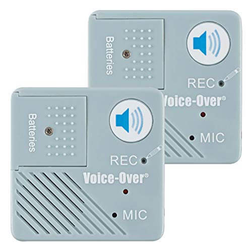 VoiceOver Voice Recorder for Picture Frames, Books, Blankets, Quilts