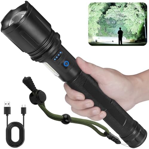 Flashlights High Lumens Rechargeable, 150000 Lumens Super Bright
