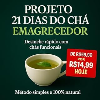 Livro PROJETO 21 DIAS DO CHÁ EMAGRECEDOR