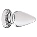 AKStore Crystal Glass Butt Plug Adult Toys Sex Toys G-spot Stimulator Crystal Glass Pleasure Wand Anal Plug for Couple(1 Style)