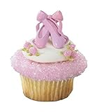 Dance Ballerina Ballet Slippers Pink (24) Cupcake