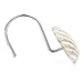 Juvale Seashell Shower Curtain Hooks - 12-Pack, Stainless Steel, 2 x 2.4 in, Mediterranean Style - Beach Theme & Coastal Decor - Seahorse & Starfish Designs - Rust-Proof Rings for Bathroom Decor