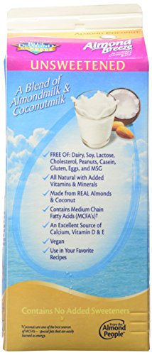 Almond Breeze Almond Coconut, Unsweetened Original, Almondmilk and Coconutmilk Blend, 64, fl oz - Thumbnail 7