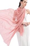 Premium Women Extreme Soft Scarf Wrap Shawl For Any Season, Super Size, Rich Color Choice