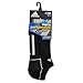 adidas Men's Climacool II No Show Sock (2-Pair), Black/White/Medium Lead, Size 6-12