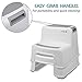 Kids Step Stool By Sahara Baby: Dual Height Step Stool for Toddlers, Anti-Slip Rubber For Safety, Suitable For Kitchen or Potty Training in Bathroom With Door Pinch & Safety Lock Accessories (2 pack)