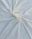 Off White 100% Hemp Fabric Jersey Knit by the Yard 64