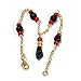 (1-0985) 18kt Brazilian Gold Overlay Azabache Bracelet for Kids with Black Figa Fist. 6