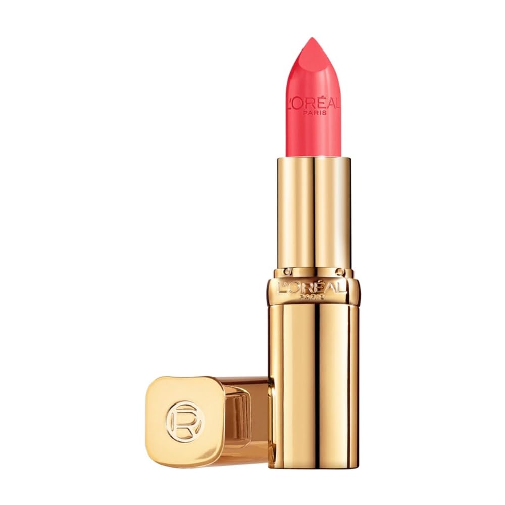 L'Oréal Paris Color Riche Satin Smooth Lipstick, Moisturising Pure Pigment Lip Colour, With Omega 3 & Vitamin E, 145 Excusez Moi — image 1
