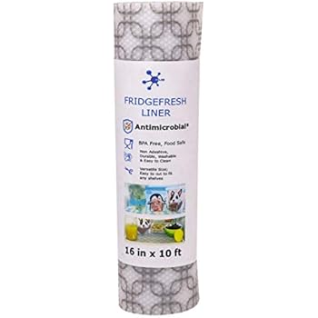 ACHub Antimicrobial Refrigerator Shelf Liner, BPA Free, Wider Roll (120