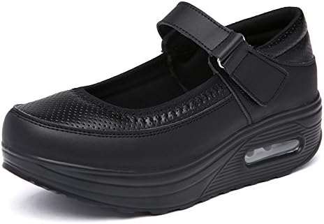 unyielding1 Women's Shape Ups Work Out Shoes Rocker Bottom Sneakers Walking Platform Shoes