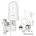 Outdoor Antenna for Multiple TVs, Antop Digital TV Antenna Amplified Omni-Directional 360° Reception Rooftop/Attic/RV Antenna with Signal Splitter for 2 TVs, 16ft Coaxial Cable and UL Certificate