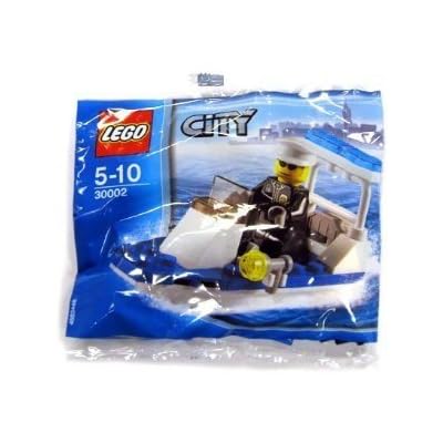 Lego City Police Boat Construction #30002 Bagged by Malaysia Ubuy
