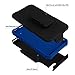iXCC [Three Layer] iPhone 6 Plus / 6s Plus Case, Kickstand Holster Belt Clip Shockproof Case Cover with Soft Silicone Lining and Hard PC Back - Blue