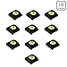 ArtMuseKitsMikash VONOTO 10 Pack Camera Flashlight Hot Shoe hotshoe Cover with Bubble Spirit Level for Canon Nikon Panasonic Fujifilm Olympus Pentax Sigma DSLR/SLR/Evil Camera