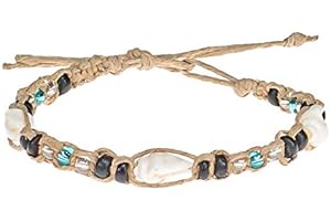 BlueRica Hemp Anklet with Nassa Shells