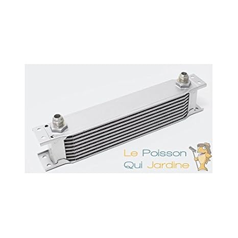 Ventilador Radiador de aceite motor automóvil en Alu - 10 filas: Amazon.es: Jardín