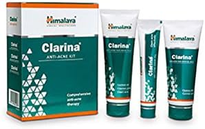 Himalaya Ayurveda Clarina ANTI-ACNE KIT Comprehensive anti-acne therapy Contains one tube each tube of gel mask an cream