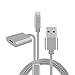 Monoy [2-in-1] Lightning USB Charger adapter Charging Cable for Apple Pencil (Sliver)