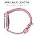 JSGJMY Apple Watch Band 38mm Leather Replacement Strap for iWatch Series 2 Series 1 Edition Sport-Rose Gold