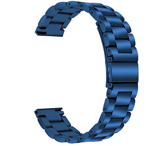 Gear sport band - v-moro 20mm blue metal r600 samsung gear sport …