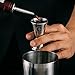 Premium Metal Cocktail Shaker Pourer Set - Includes Martini Bartending Mixing Shaker, Double Mix Jigger for Home and Kitchen, 1oz 2oz PLUS 2 Liquor Alcoholic Cocktails Cup Pourers & Drink Mixer 150