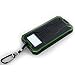 Solar Power, 12000mAh Portable Solar Powered Phone Charger Dual USB Solar External Battery Pack Power Bank for Cellphones With Solar LED Lights For Emergency or As A Camping Light (Green)