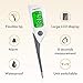 Thermometer for Fever, Fast Reading Waterproof Digital Oral Thermometer with Fever Indicator, Best Accurate LCD Rectal Armpit Thermometer for Baby Kids and Adults