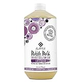 Alaffia - Everyday Shea Bubble Bath, For All Skin Types, Soothing Support for Deep Relaxation and Soft Moisturized Skin with Shea Butter and Yam Leaf, Fair Trade, Lavender, 32 Ounces (FFP)
