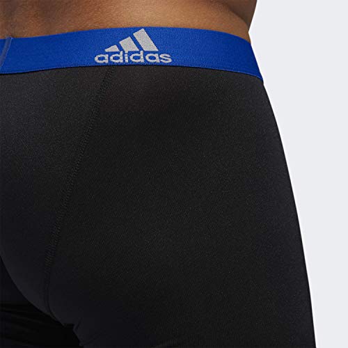adidas Men's Performance Trunk Underwear (3Pack), Black/Collegiate