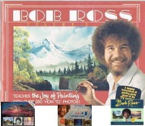 Bob Ross Joy of Painting Value Set of 4 Books (Volumes 2, 3, 5, 10)