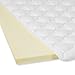 Mattress Pad with Fitted Skirt - Double Thick Extra Plush Mattress Topper - 2 Piece Pad + Memory Foam Topper, [Queen]