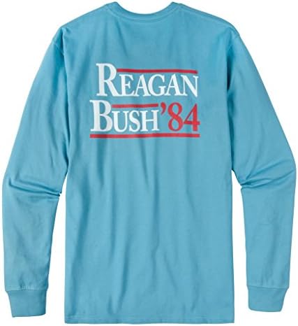 Rowdy Gentelman - Reagan Bush 84 Long Sleeve Pocket Tee - Large