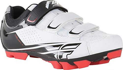 Fly Racing Talon II MTB BMX Cycling Bike Shoes White Size 6 Euro Size 38