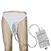 zinnor Urinal Bag 1000ml Home Care Reusable Collection Urinal Bag Ventilate Urine Collector Male Urinal Urine Bag Female Diaper Supply Potty Pee Bag with Toilet Elastic Waistband (Male Urinal Bag)
